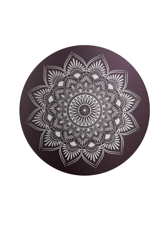 Ekologická urna Mandala, fialová, mandala - víko