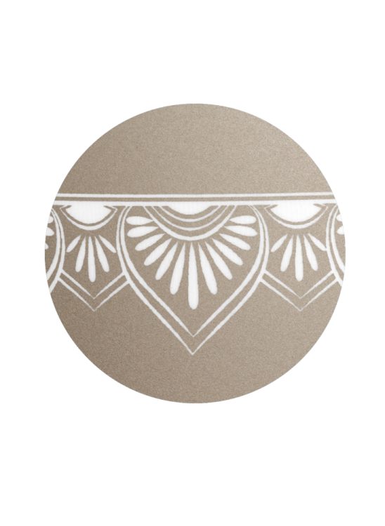 Ekologická urna Mandala, champagne, mandala - bok
