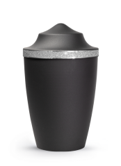 Urna na zwierzę Glamour - czarna 2,8 l