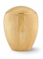 Dřevěná urna Emilia - Přírodní