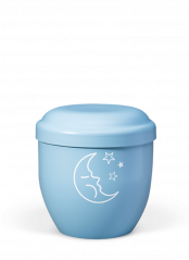 Dětská urna Lila - Měsíc/Modrá