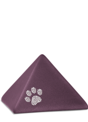 Zvířecí urna Pyramide Paw - Berry 1,5l