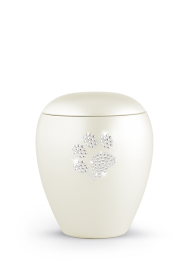 Zvířecí urna Crystal  Paw - Champagne 1,5l