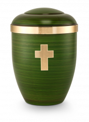 Ekologická urna Tosca, kříž, zelená