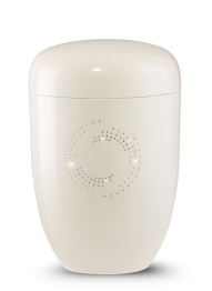 Kovová urna Pure Infinity, Bílá