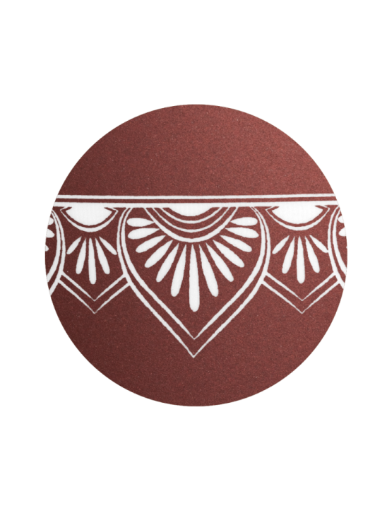 Ekologická urna Mandala bordó, mandala - bok