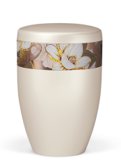 Ekologická urna Zen II, magnolia, bílá