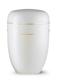 Ekologická urna Viola – Biela