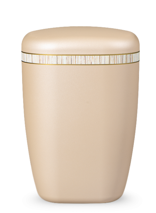 Ekologická urna Aurora - Béžová/Bambus