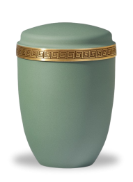 Kovová urna Antik, Zelená