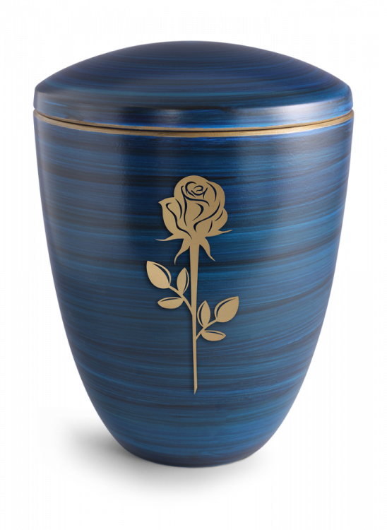 Keramická urna Tosca - Růže/Modrá