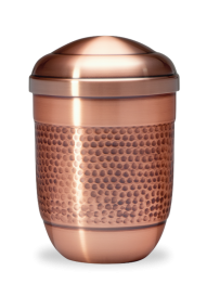 Kovová urna Faith Měděná II - Tepaná/Světlá