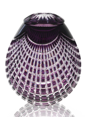 Urna kryształowa Quadrus - Amethyst 29 cm