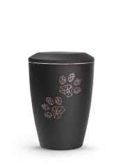 Zvířecí urna Karat Paws - Černá 1,5l