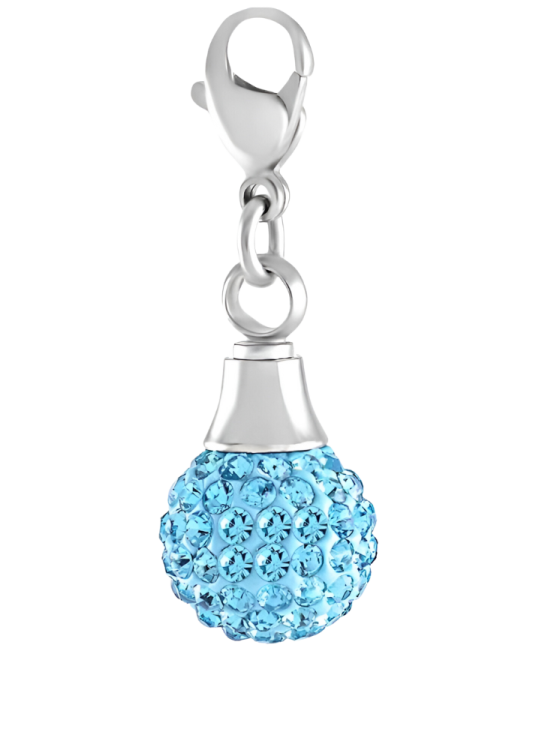Prívesok na popol Crystal – Blue