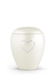 Zvířecí urna Crystal  Heart - Champagne 1,5l