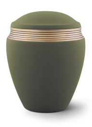 Urna ceramiczna Helena, zielona