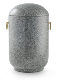 Kamenná urna Žula leštěná - Svetlosivá