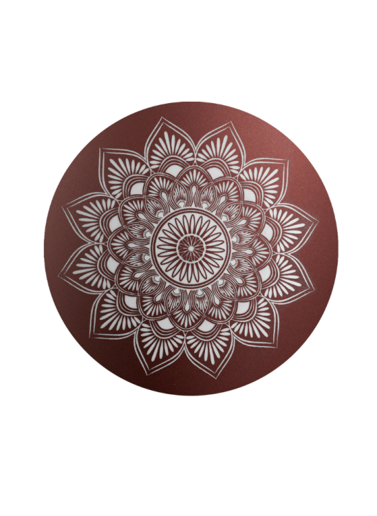 Ekologická urna Mandala bordó, mandala - víko