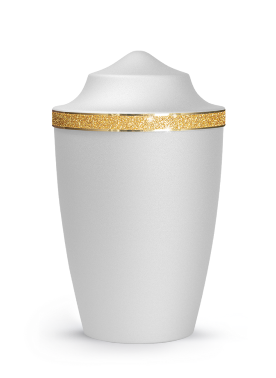 Urna na zwierzę Glamour - biała 2,8 l