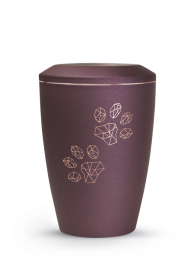 Zvířecí urna Karat Paws - Berry 2,8l