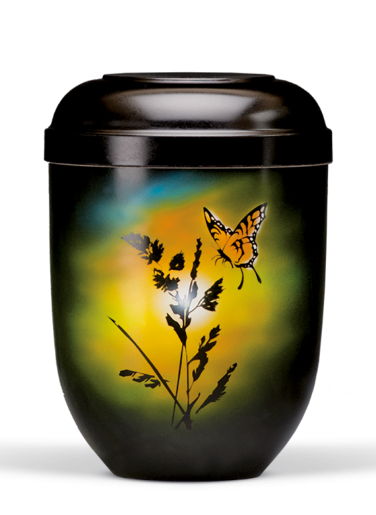 Ekologická urna Airbrush, motýľ