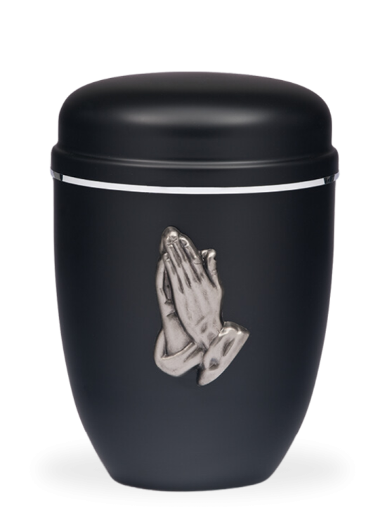 Kovová urna Faith 3D, modlitba