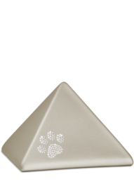 Zvířecí urna Pyramide Paw - Champagne 1,5l