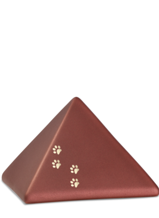 Zvířecí urna Pyramide Paws - Rubínová 1,5l