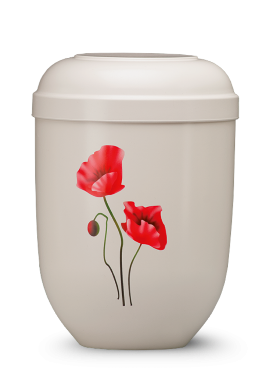 Ekologiczna urna Airbrush - Mak