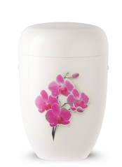 Ekologická urna Amaris - Krémová/Orchidej