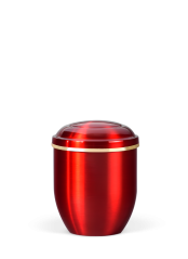 Kovová miniurna Zara - Červená (0,25l)