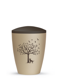 Zvířecí urna Natura - Pes a strom 1,5l