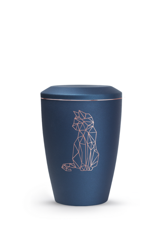Urna dla zwierząt Karat Cat - granatowa 0,5l