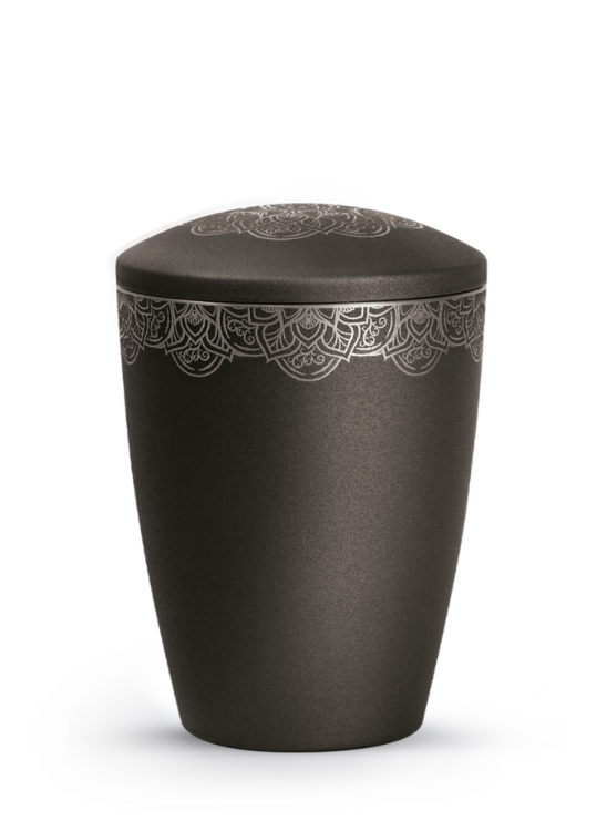 Urna dla zwierząt Mandala - Czarna 2,8l