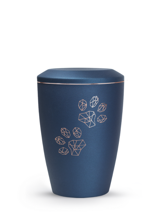 Zvířecí urna Karat Paws - Navy 1,5l