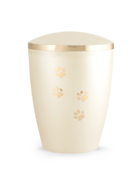 Zvířecí urna Elegance Paws, champagne 2,8l
