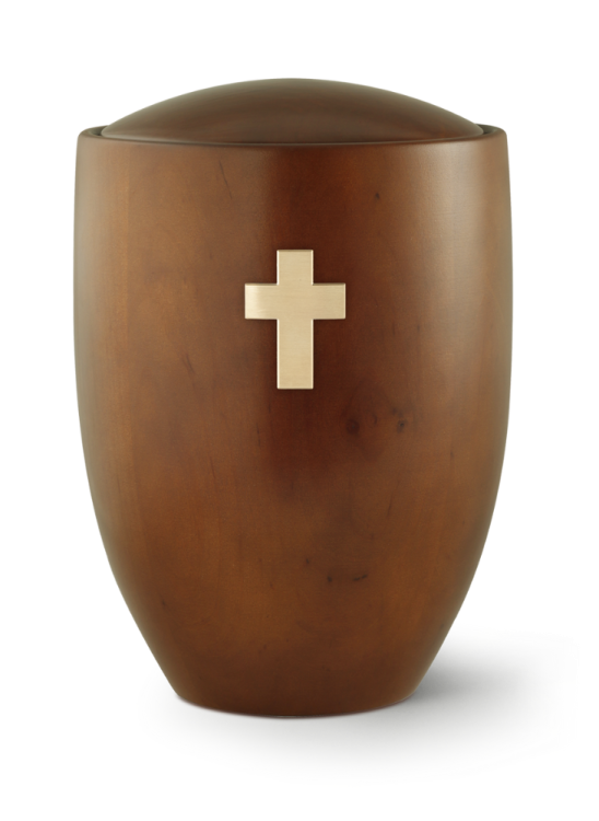 Holzurne Sevilla, Kreuz/Teak