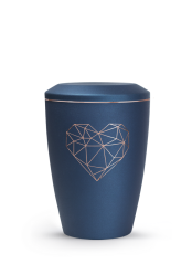 Zvířecí urna Karat Heart - Navy 1,5l