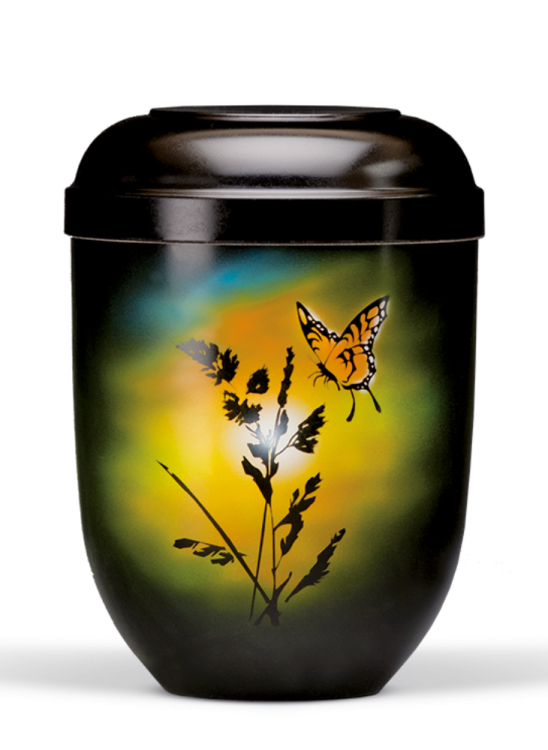 Ekologická urna Airbrush, motýl