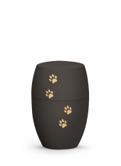 Zvířecí urna Infinity Paws - Graphit 0,5l