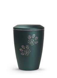 Zvířecí urna Karat Paws - Smaragdová 1,5l