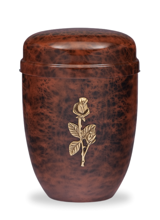 Kovová urna Evelis - Burel/Růže II
