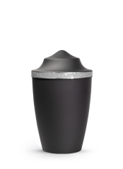 Zvířecí urna Glamour - Černá 0,5l