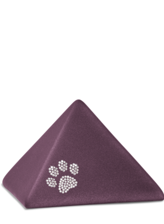 Zvířecí urna Pyramide Paw - Berry 1,5l