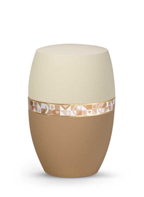 Urna dla zwierząt Infinity Artist - Creme/Sand 2,8l