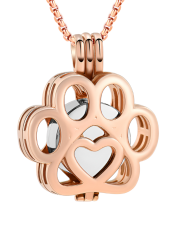 Přívěsek na popel Tlapka, rose Gold