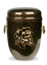 Kovová urna Harmonia - Zlatá/Růže