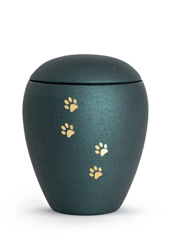 Zvířecí urna Verona Paws - Smaragdová 2,8l