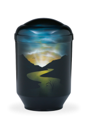 Kovová urna Aibrush, krajina